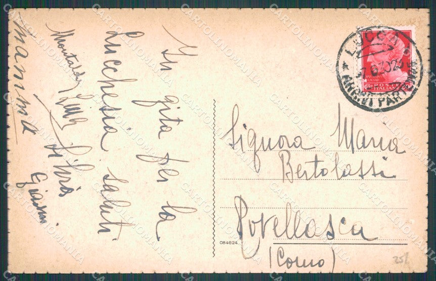 Lucca Città Stazione cartolina WX1108 – retro