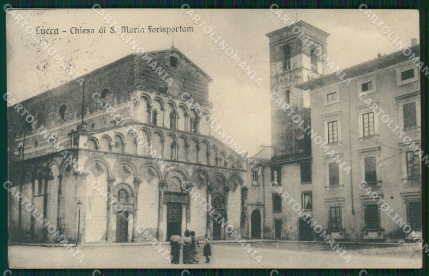 Lucca Città Chiesa Santa Maria Forisportam cartolina WX1111 – fronte