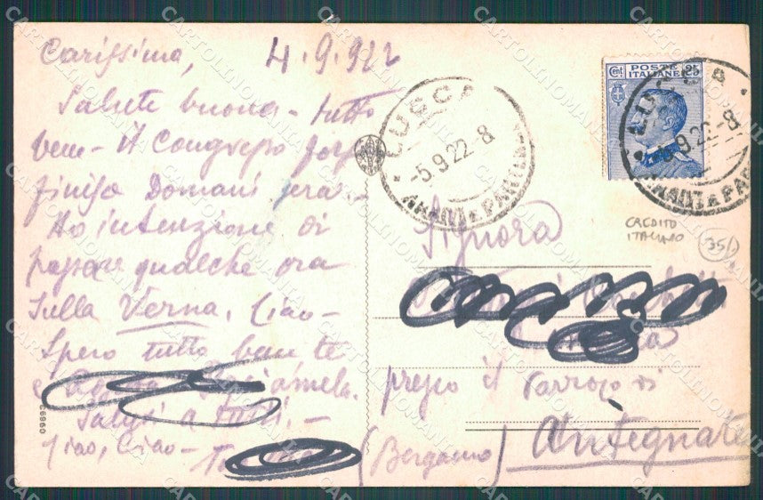 Lucca Città Piazza San Michele cartolina WX1122 – retro