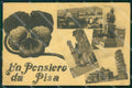 Pisa Città Pensiero da PIEGA STRAPPINO cartolina WX1131 – fronte