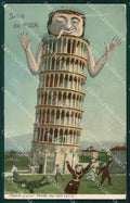 Pisa Città Torre di PIEGHE cartolina WX1137 – fronte