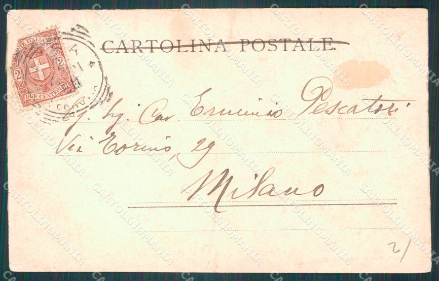Pisa Città Ponte di Mezzo SCOLLATA cartolina WX1141 – retro