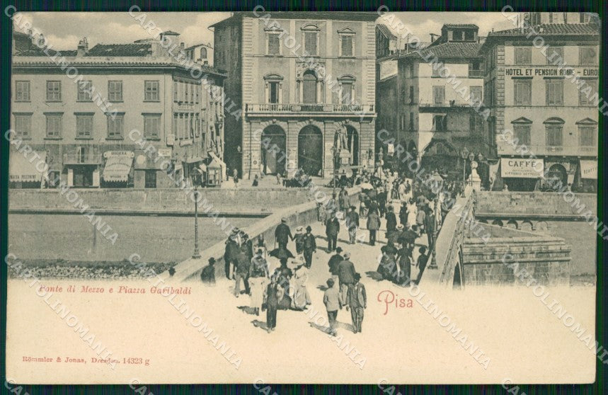 Pisa Città Ponte di Mezzo cartolina WX1151 – fronte