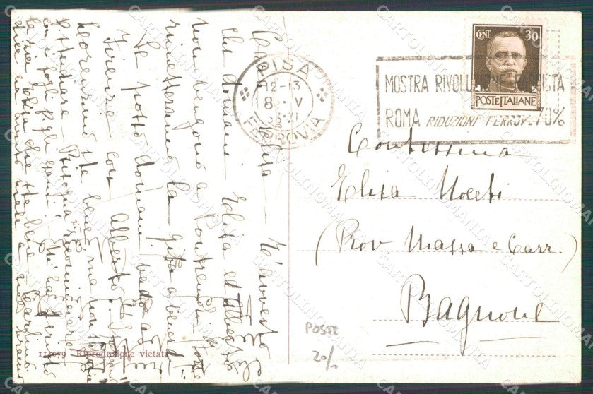 Pisa Città Poste cartolina WX1162 – retro