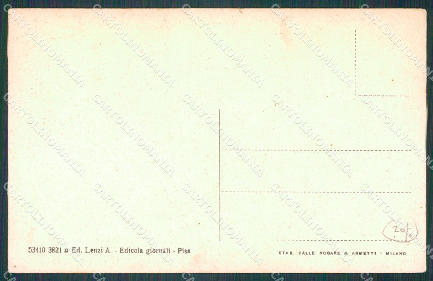 Pisa Città Poste cartolina WX1164 – retro