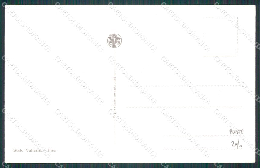 Pisa Città Poste Foto cartolina WX1169 – retro