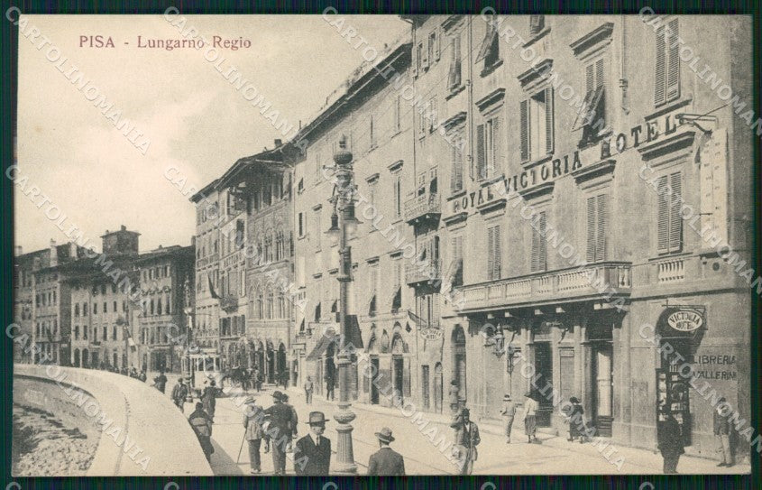 Pisa Città Lungarno Regio Tram cartolina WX1183 – fronte