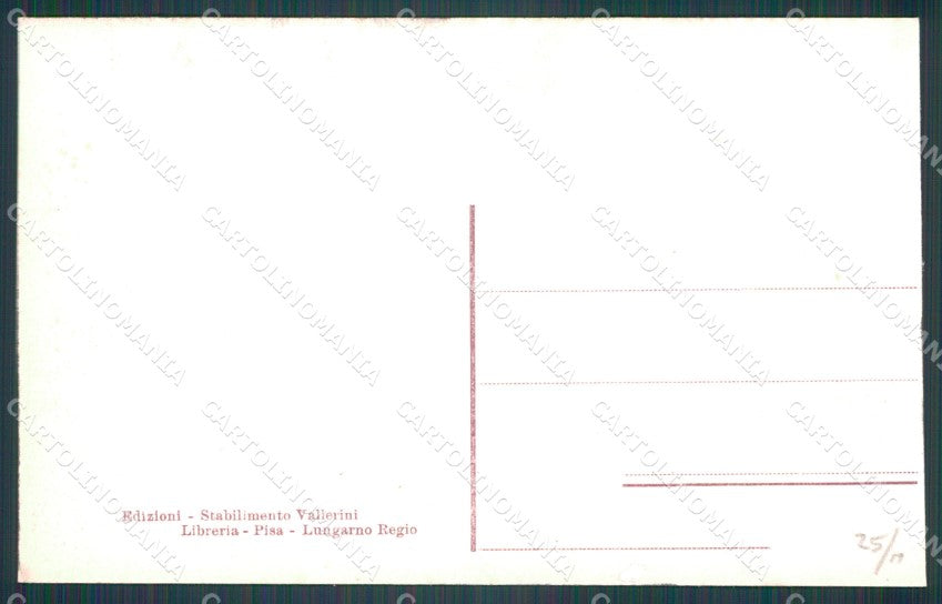 Pisa Città Lungarno Regio Tram cartolina WX1183 – retro