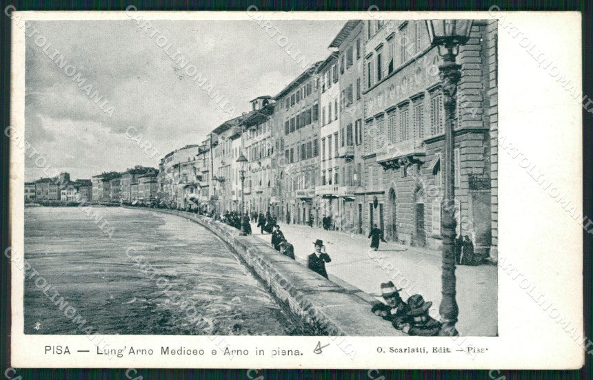 Pisa Città Alluvione cartolina WX1214 – fronte