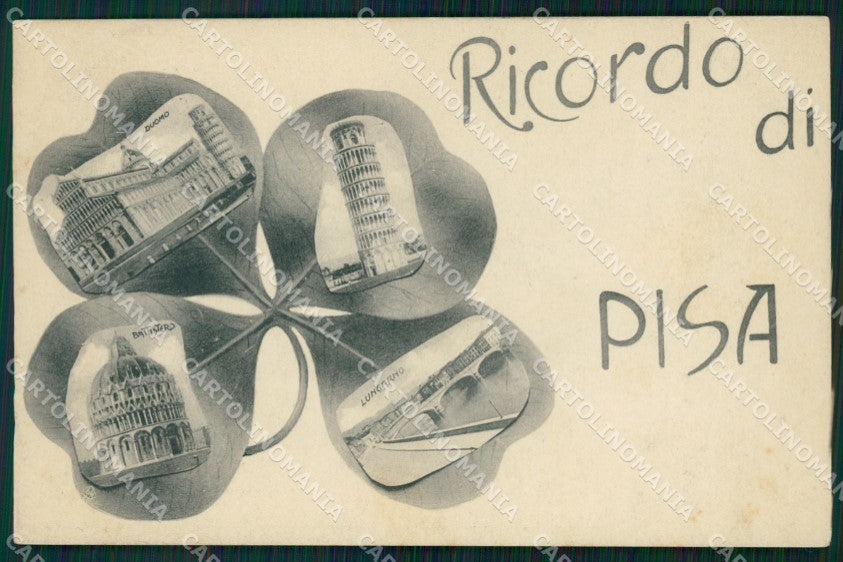 Pisa Città Saluti da cartolina WX1221 – fronte
