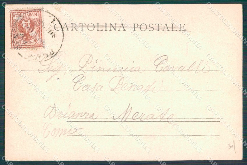 Pisa Città Palazzo Agostino cartolina WX1224 – retro