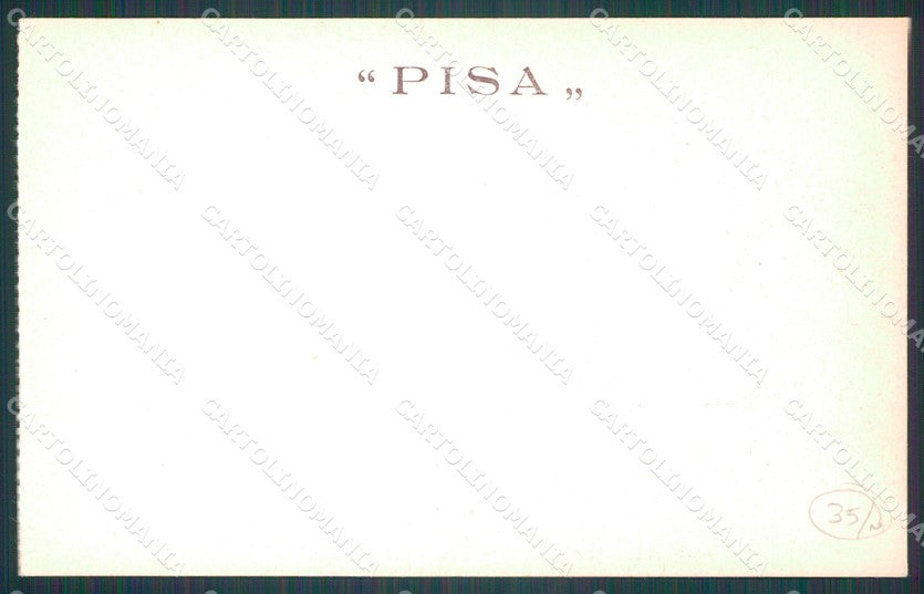 Pisa Città Gallerie di Scultura Barsanti & Figli cartolina WX1226 – retro