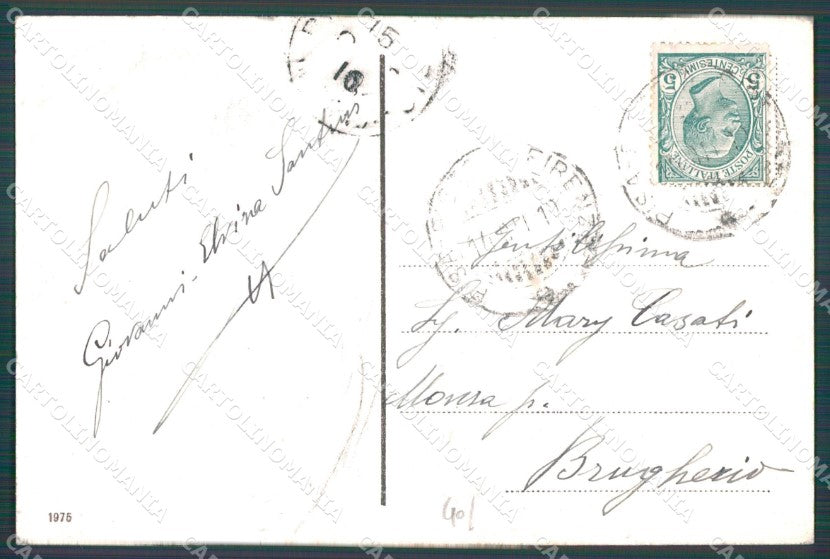 Pisa Città Saluti da cartolina WX1233 – retro