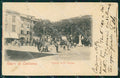 Pisa Casciana Terme Piazza delle Terme PIEGHINA STRAPPINO cartolina WX1248 – fronte