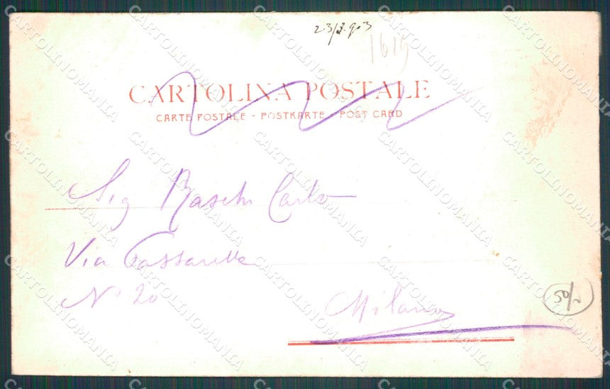 Pisa Casciana Terme Antica Fonte MACCHIA RIFILATA cartolina WX1251 – retro