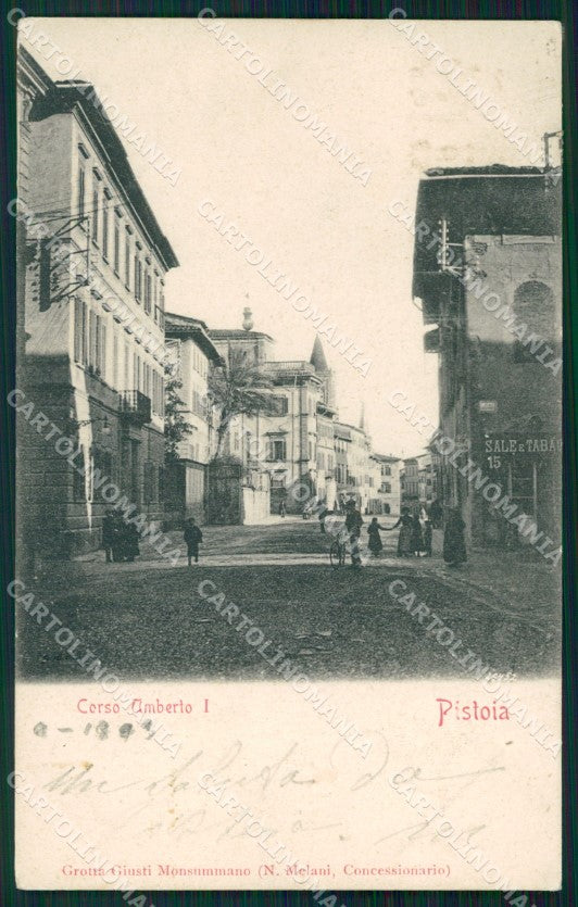 Pistoia Città Corso Umberto cartolina WX1262 – fronte