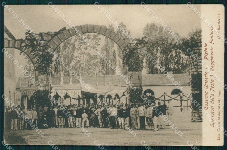 Pistoia Città Caserma Militari cartolina WX1263 – fronte
