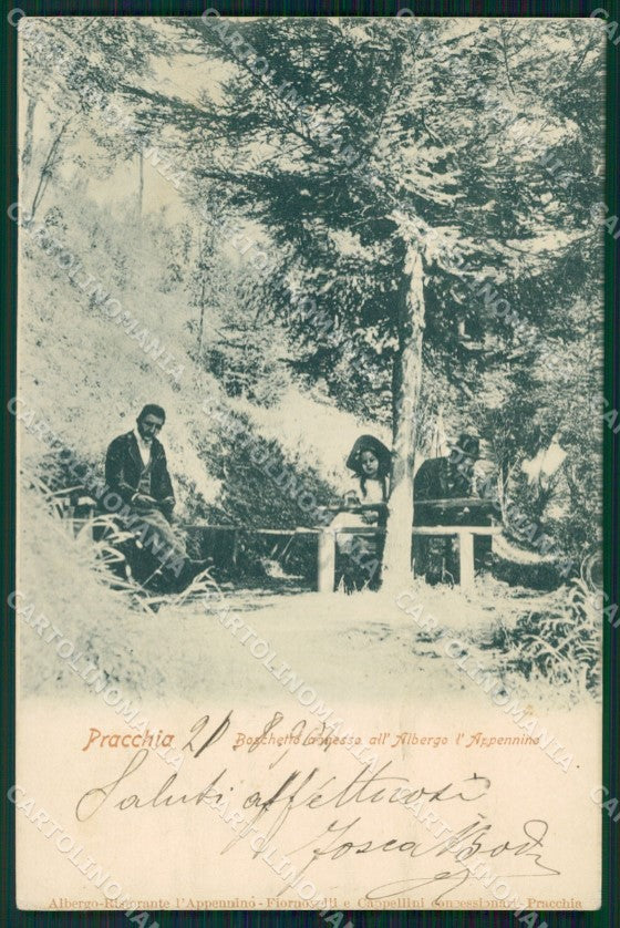 Pistoia Pracchia TRACCE UMIDO cartolina WX1276 – fronte