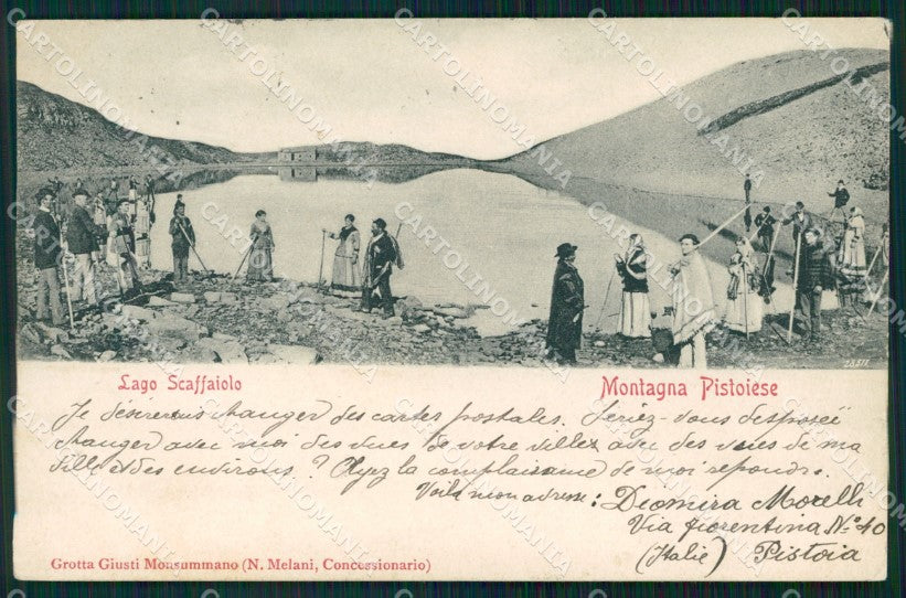 Pistoia San Marcello Pistoiese Lago Scaffaiolo cartolina WX1283 – fronte