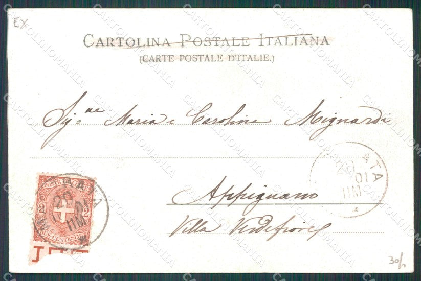 Pistoia San Marcello Pistoiese Lago Scaffaiolo cartolina WX1284 – retro