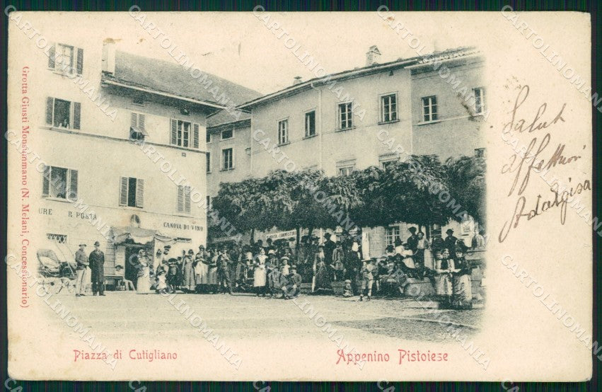 Pistoia Cutigliano RETRO SOSTITUITO cartolina WX1286 – fronte