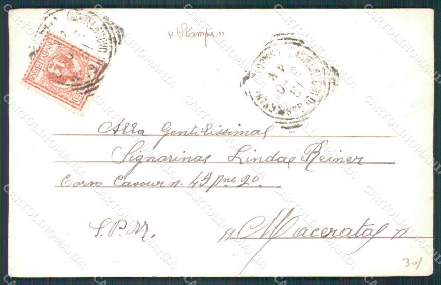 Pistoia Cutigliano RETRO SOSTITUITO cartolina WX1286 – retro