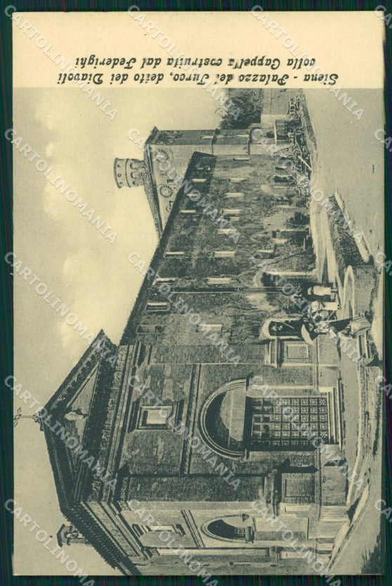 Siena Città Palazzo del Turco cartolina WX1301 – fronte