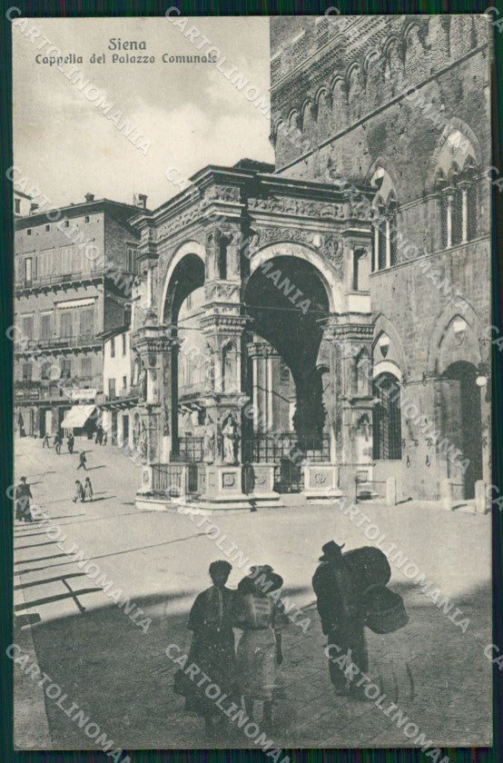 Siena Città Palazzo Comunale cartolina WX1305 – fronte