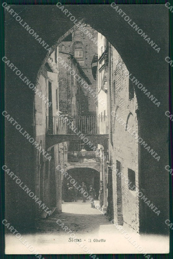 Siena Città Il Ghetto PIEGHINA cartolina WX1311 – fronte