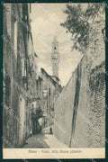 Siena Città Vicolo della Manna cartolina WX1313 – fronte