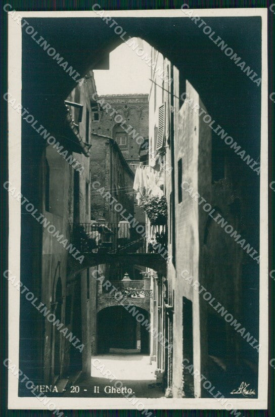 Siena Città Il Ghetto Foto cartolina WX1316 – fronte
