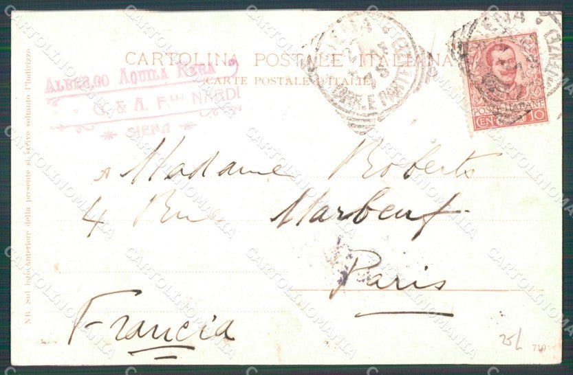 Siena Città Il Ghetto cartolina WX1323 – retro