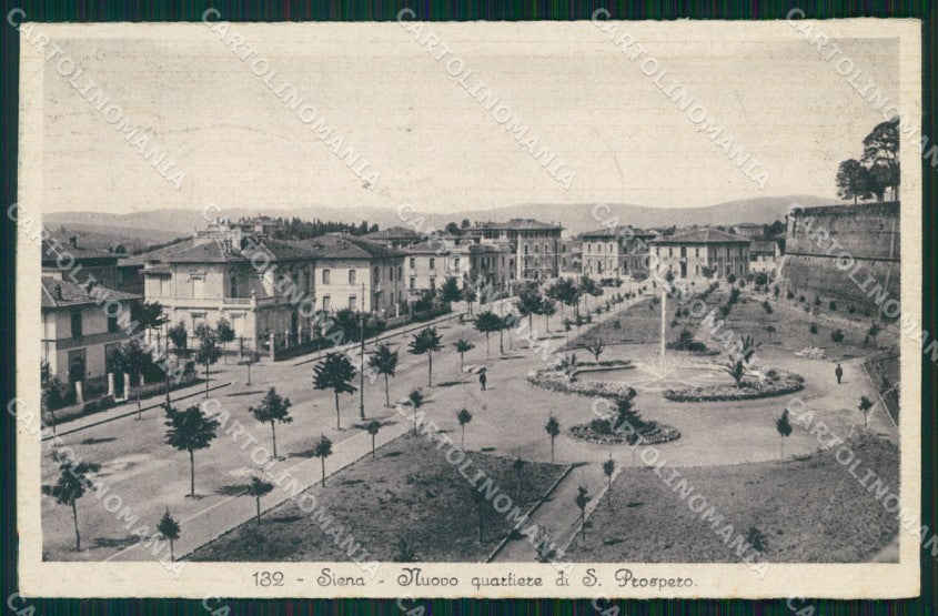 Siena Città Quartiere San Prospero PIEGA cartolina WX1325 – fronte