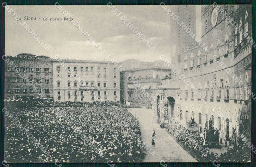 Siena Città Palio cartolina WX1339 – fronte