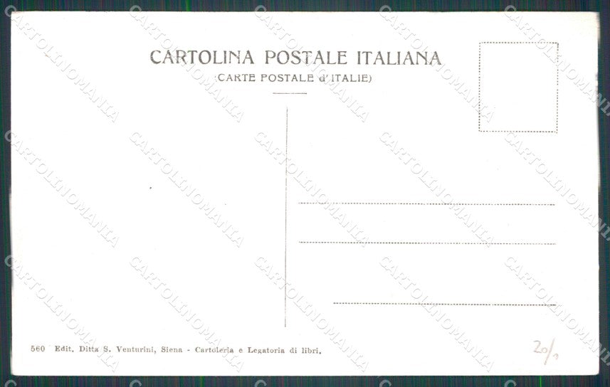 Siena Città Palio Contrada Tartuca Costumi cartolina WX1341 – retro