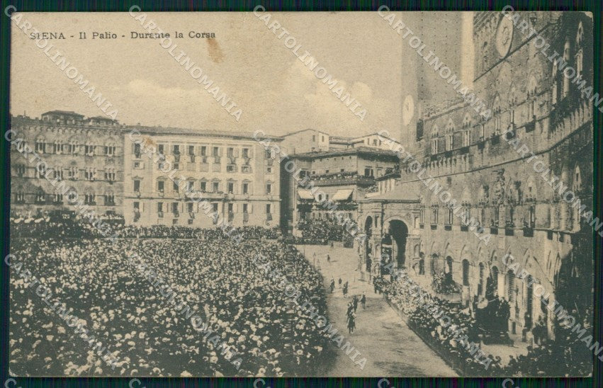 Siena Città Palio STRAPPINO cartolina WX1345 – fronte
