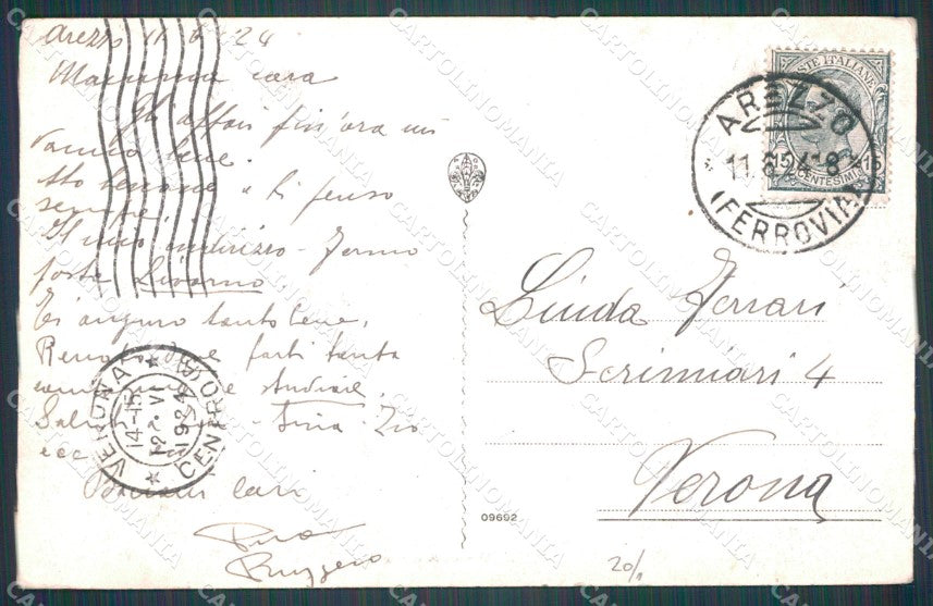 Arezzo Città cartolina WX1363 – retro