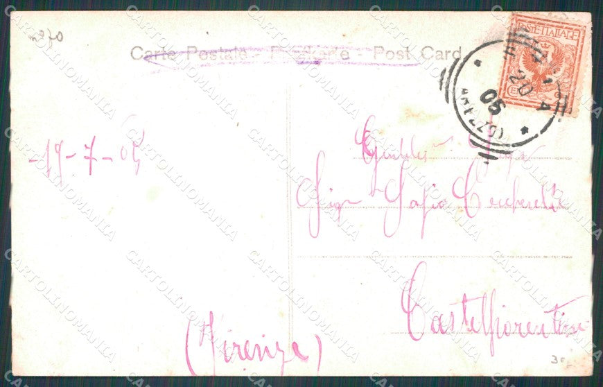 Arezzo Pratovecchio Stia Militari Alterocca 4868 PIEGA cartolina WX1389 – retro