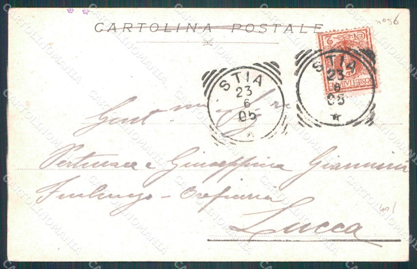 Arezzo Pratovecchio Stia Militari PIEGHINA cartolina WX1394 – retro
