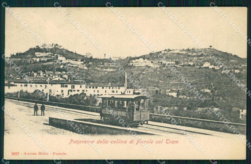 Firenze Fiesole Tram cartolina WX1411 – fronte