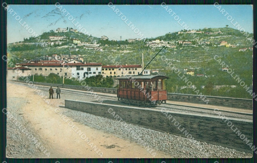 Firenze Fiesole Tram cartolina WX1419 – fronte