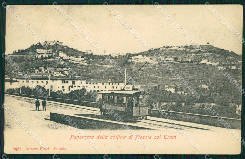 Firenze Fiesole Tram cartolina WX1422 – fronte