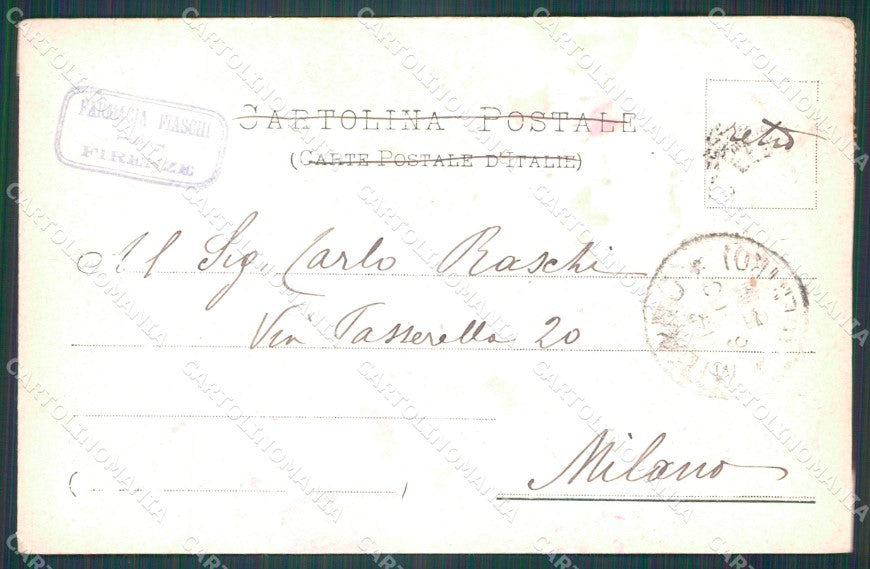 Firenze Fiesole San Domenico Tram cartolina WX1426 – retro