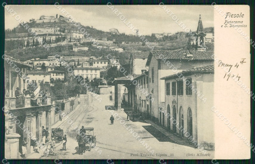 Firenze Fiesole San Domenico Carrozza cartolina WX1435 – fronte
