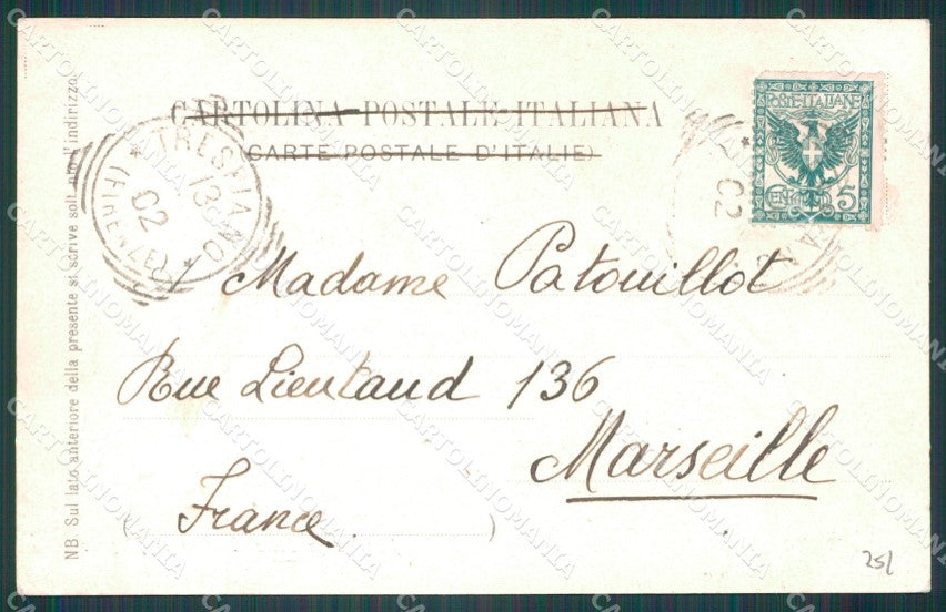 Firenze Fiesole Tram cartolina WX1447 – retro