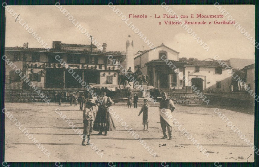 Firenze Fiesole Garibaldi cartolina WX1451 – fronte