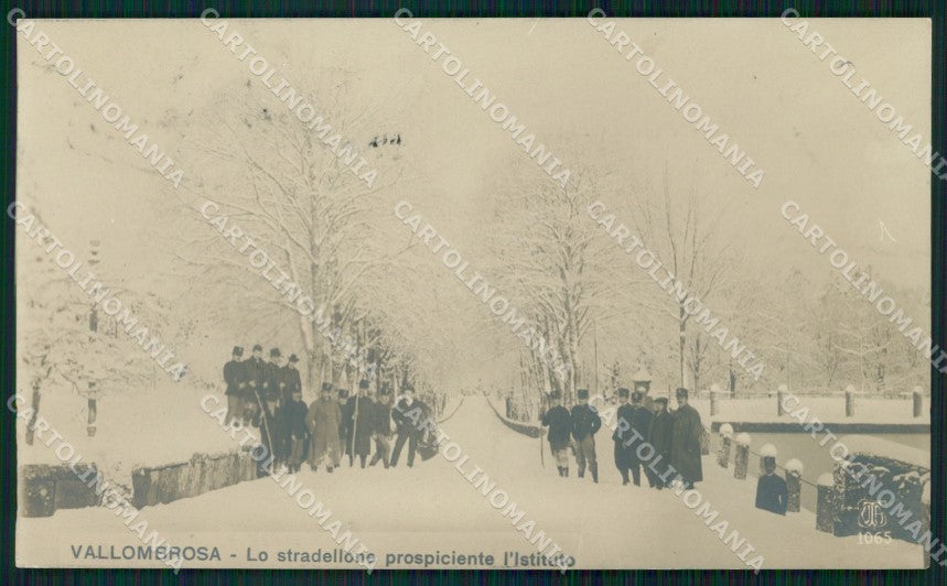 Firenze Reggello Vallombrosa Nevicata Alterocca 1065 Foto cartolina WX1465 – fronte