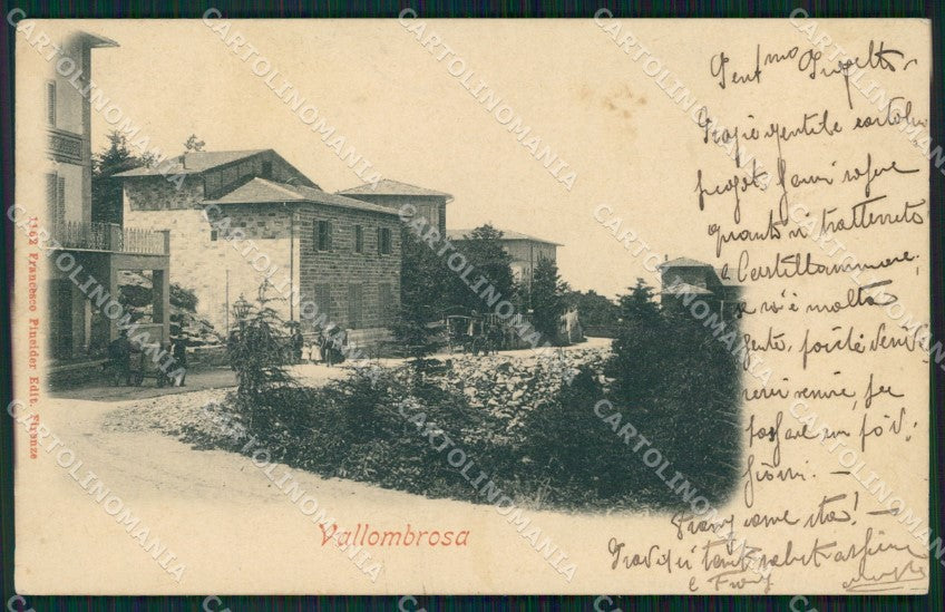 Firenze Reggello Vallombrosa cartolina WX1467 – fronte