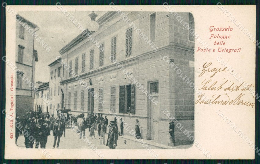 Grosseto Città Poste cartolina WX1478 – fronte