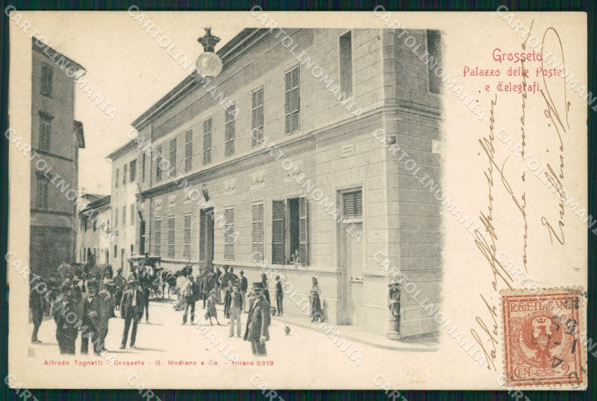 Grosseto Città Poste cartolina WX1481 – fronte